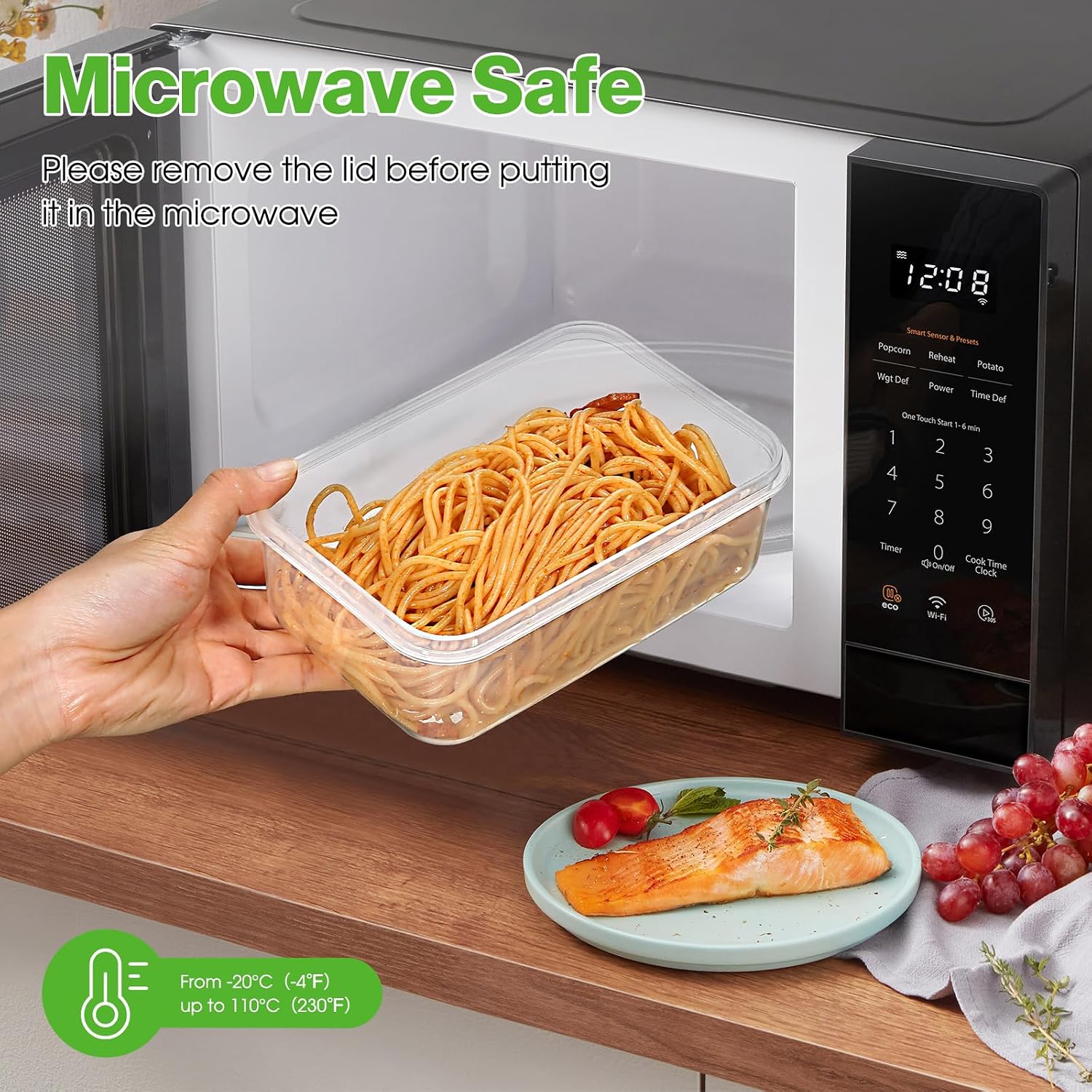 Thumbnail 4 de YASHE 50pcs Airtight Meal Prep Containers