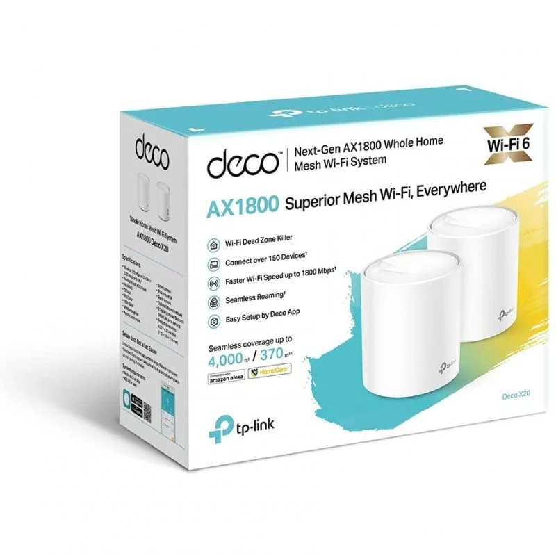 Thumbnail 1 de TP-Link Deco X20 WiFi Mesh AX1800 2 unidades