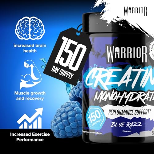 Detalle de Warrior Creatine Monohydrate Powder 500g Pure Micronised – Micronised, Vegan & Zero Sugar