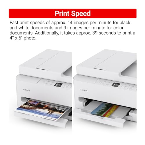 Detalle de Canon PIXMA TR7120 Wireless Color Inkjet Printer: Compact All-in-One for Home Use