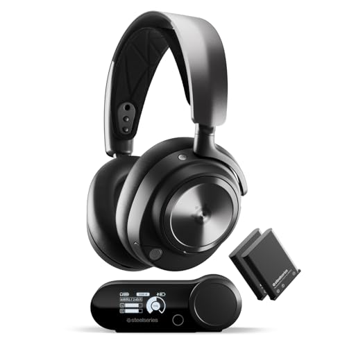 Detalle de SteelSeries Arctis Nova Pro Wireless Headset – Multi-System, ANC, NFC-Mikrofon & Infinity Power System