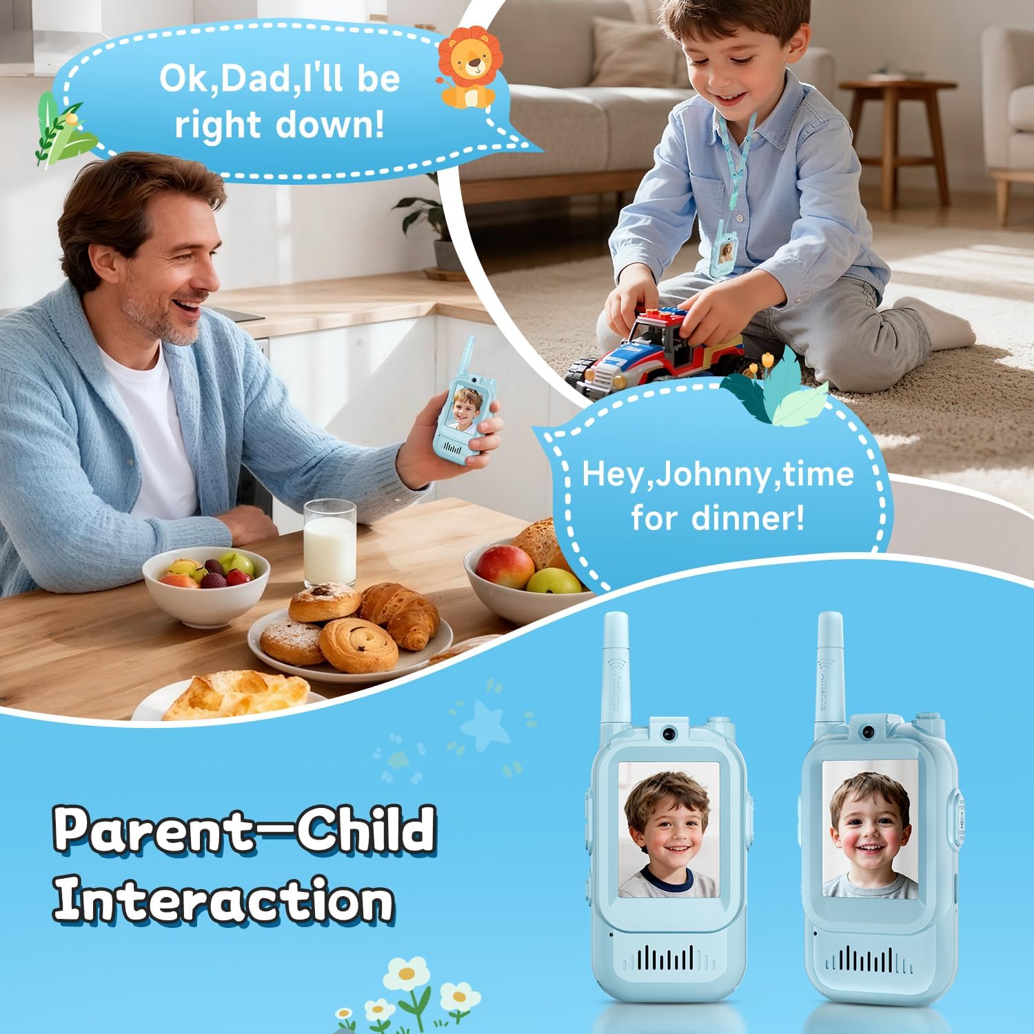 Detalle 2 de Video Walkie Talkies 2-Pack for Kids