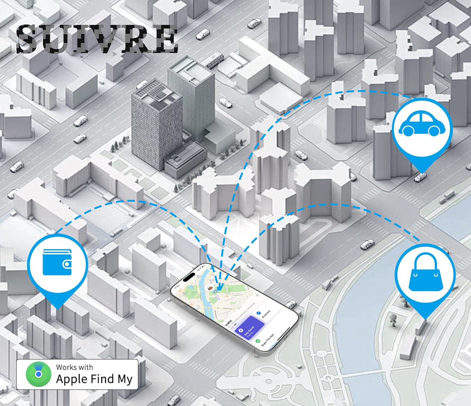 Thumbnail 5 de DEEBYCOO Wallet Tracker Card – Localisateur Find My ultra-fin et étanche IP68