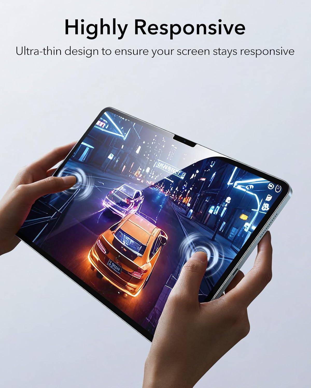 Thumbnail 5 de ESR 2 Stück Panzer-Schutzfolie für iPad Air 11 Zoll (M4/M3/M2) mit Montagerahmen – 9H, blasenfrei, HD-klar