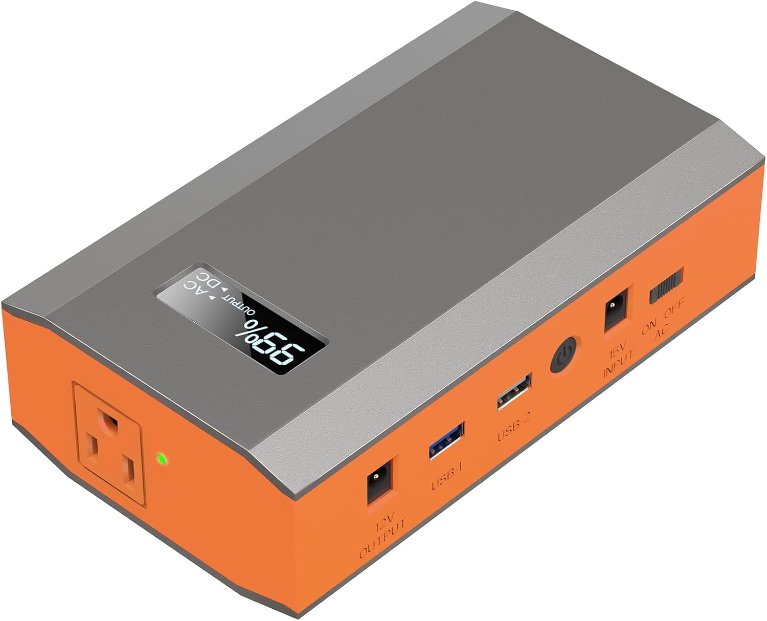 Detalle de ZeroKor R65 Portable Power Bank with 65W 110V AC Outlet, 24,000mAh