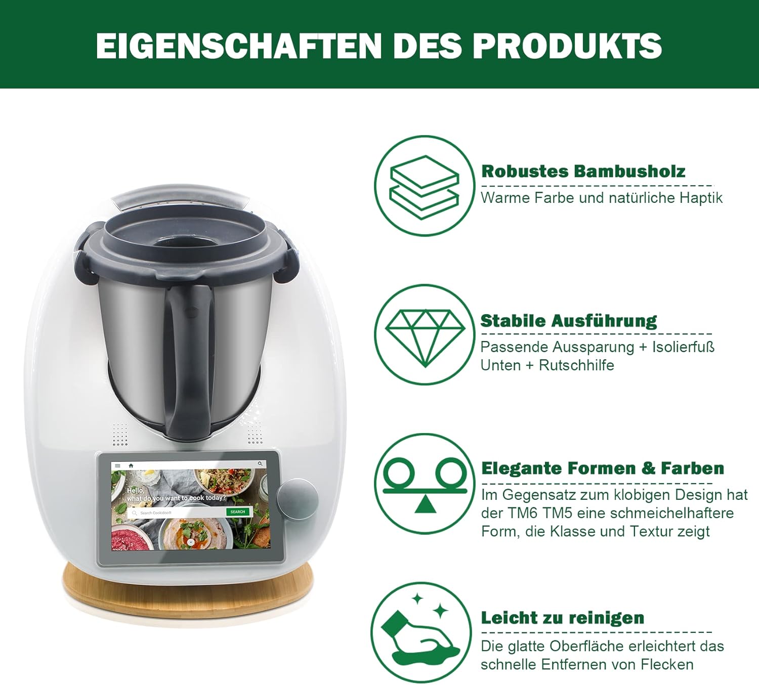 Thumbnail 4 de Küchencontainer TM6 TM5 Gleitbrett Bambus