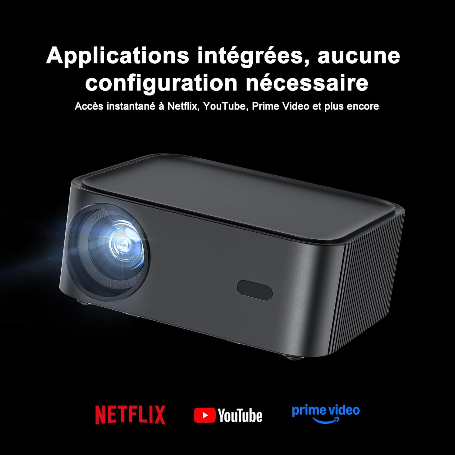 Detalle 2 de HAPPRUN H11 Projecteur Bluetooth 1080P