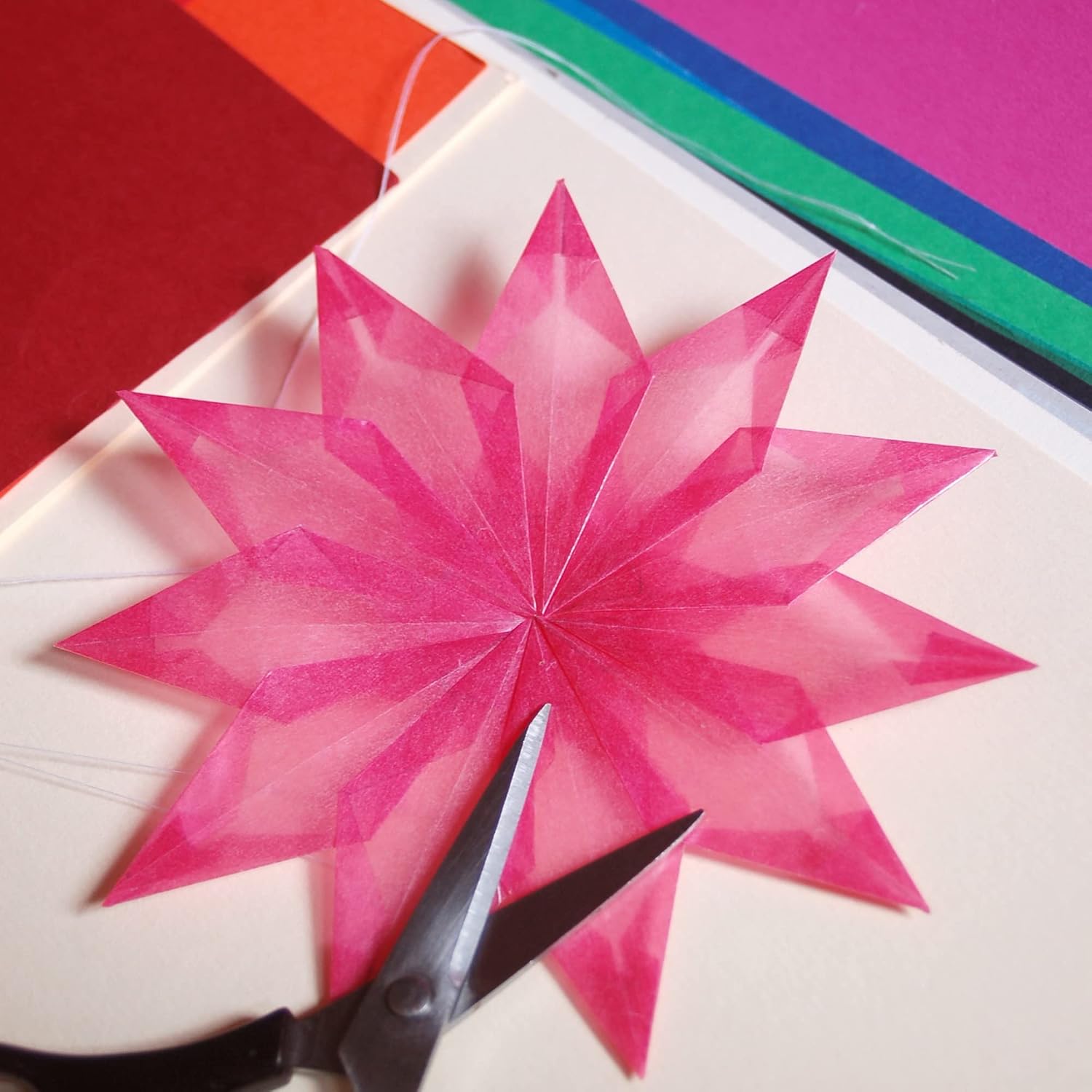 Thumbnail 6 de OfficeTree Transparentpapier Bunt A4 20 Farben 130 g/m²