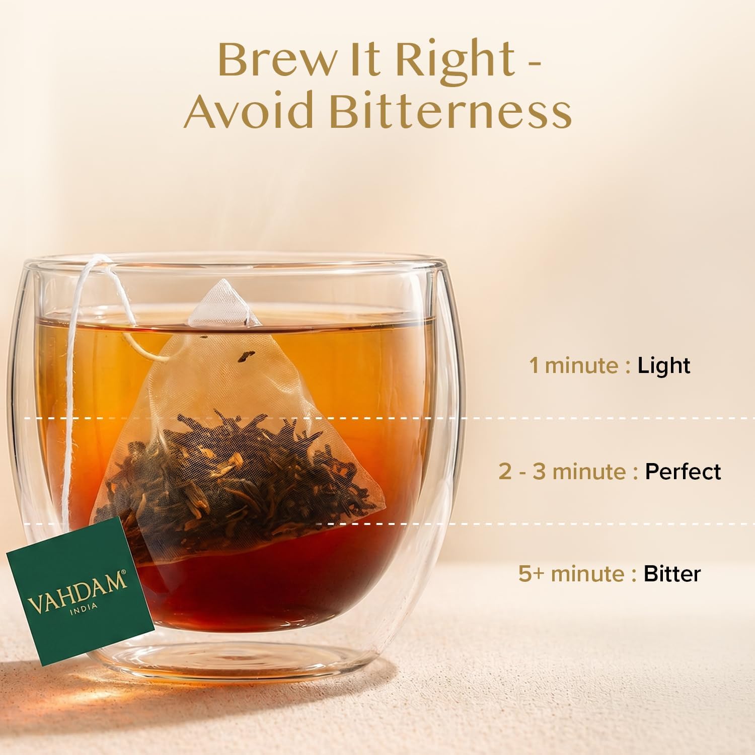 Thumbnail 6 de VAHDAM Thé Noir Darjeeling d'Été (100 sachets pyramidaux) – 100% pur, infusion chaude ou glacée