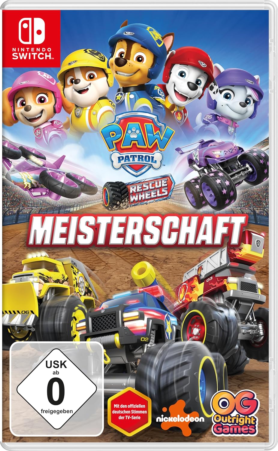 Detalle de PAW Patrol Rescue Wheels: Meisterschaft für Nintendo Switch – Rennspiel mit Welpen-Action