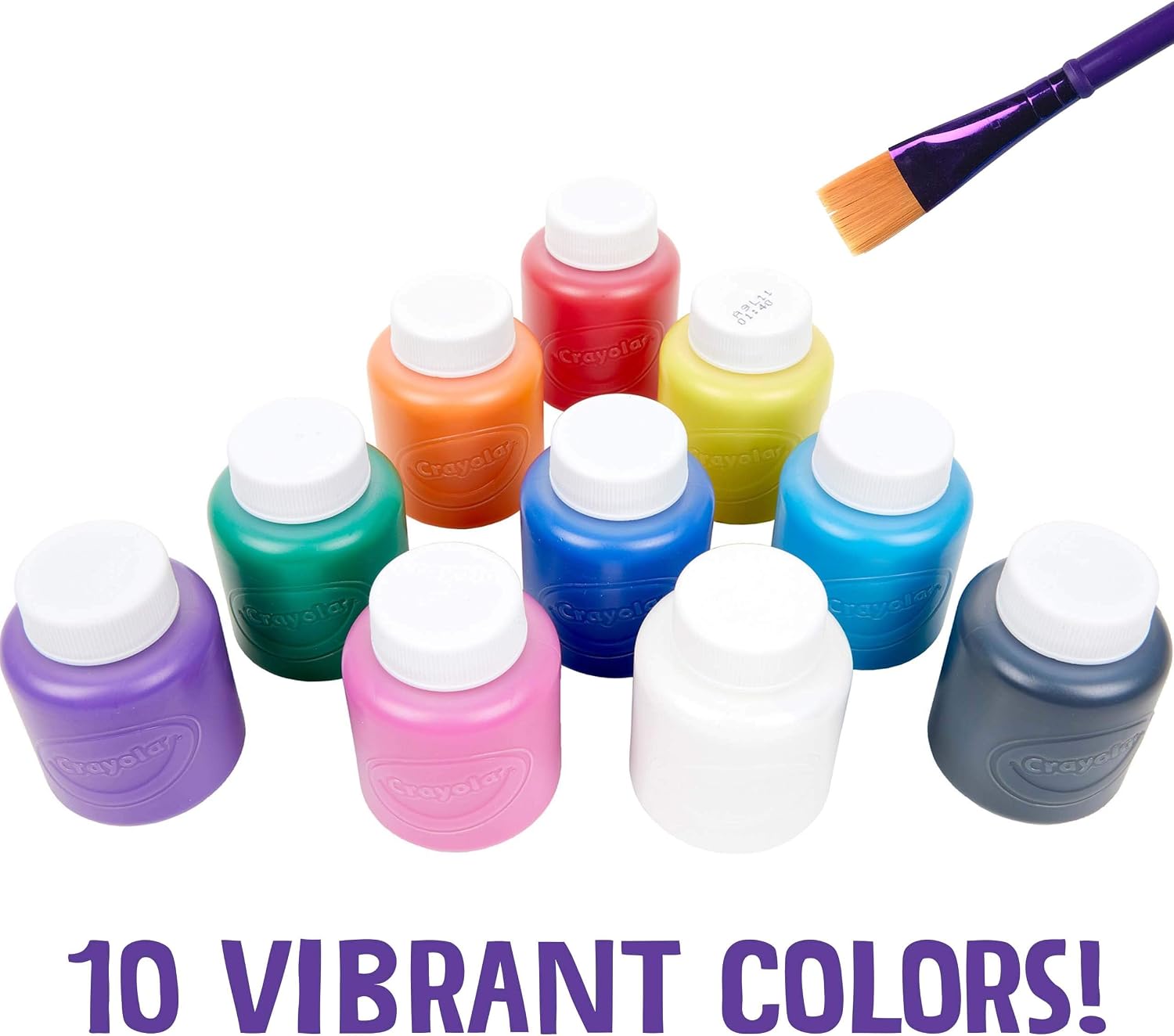 Detalle de CRAYOLA Washable Kids Paint Set 10 ct ๐จ