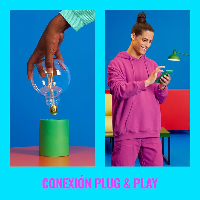 Thumbnail 3 de WiZ Bombilla Filamento LED Wi-Fi E27, Regulable, 2 pack