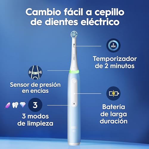 Detalle de Oral-B iO 3N Cepillo de Dientes Eléctrico con 1 Cabezal, Negro