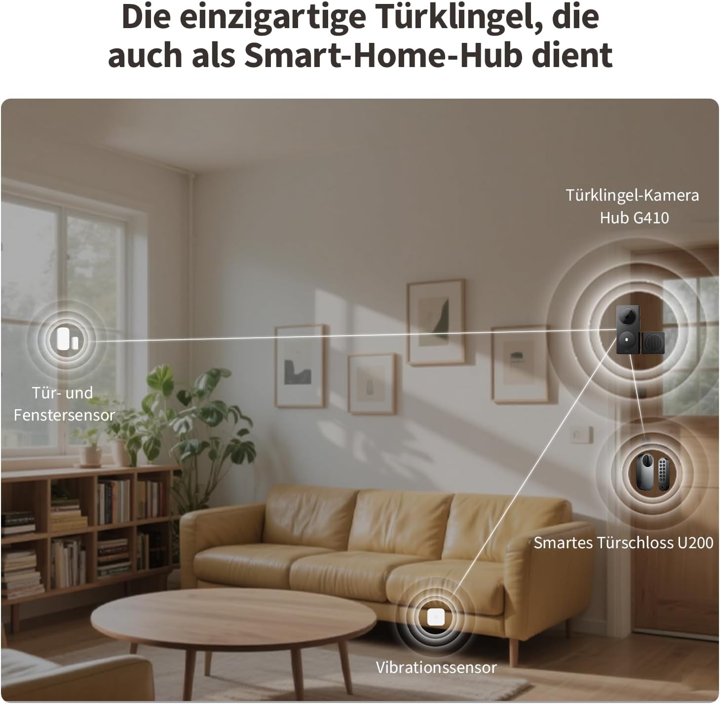 Thumbnail 4 de Aqara Smart Türklingel mit Kamera G410 (2K) – Video, 2-Wege-Audio & Matter-Hub integriert