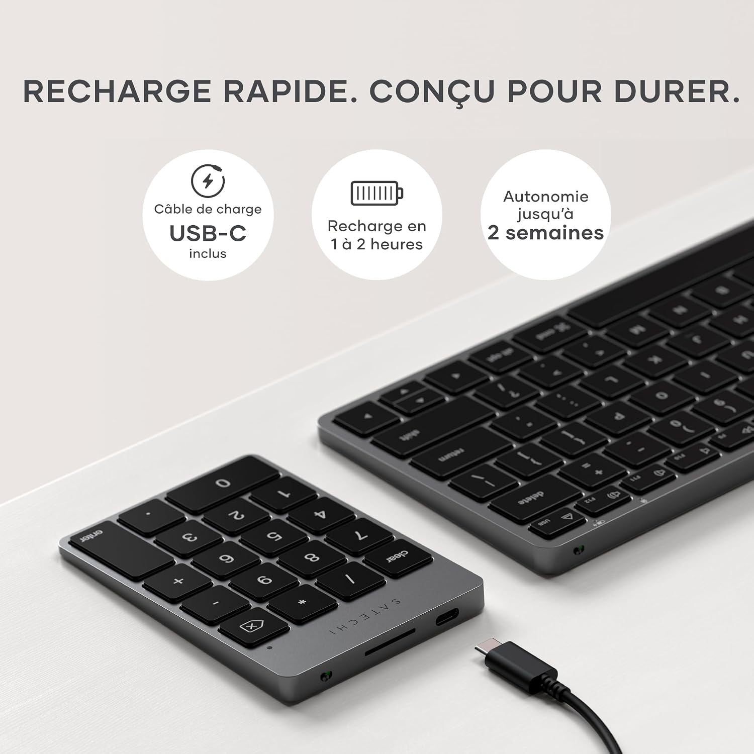 Detalle 1 de Satechi Pavé Numérique 18 touches ⌨