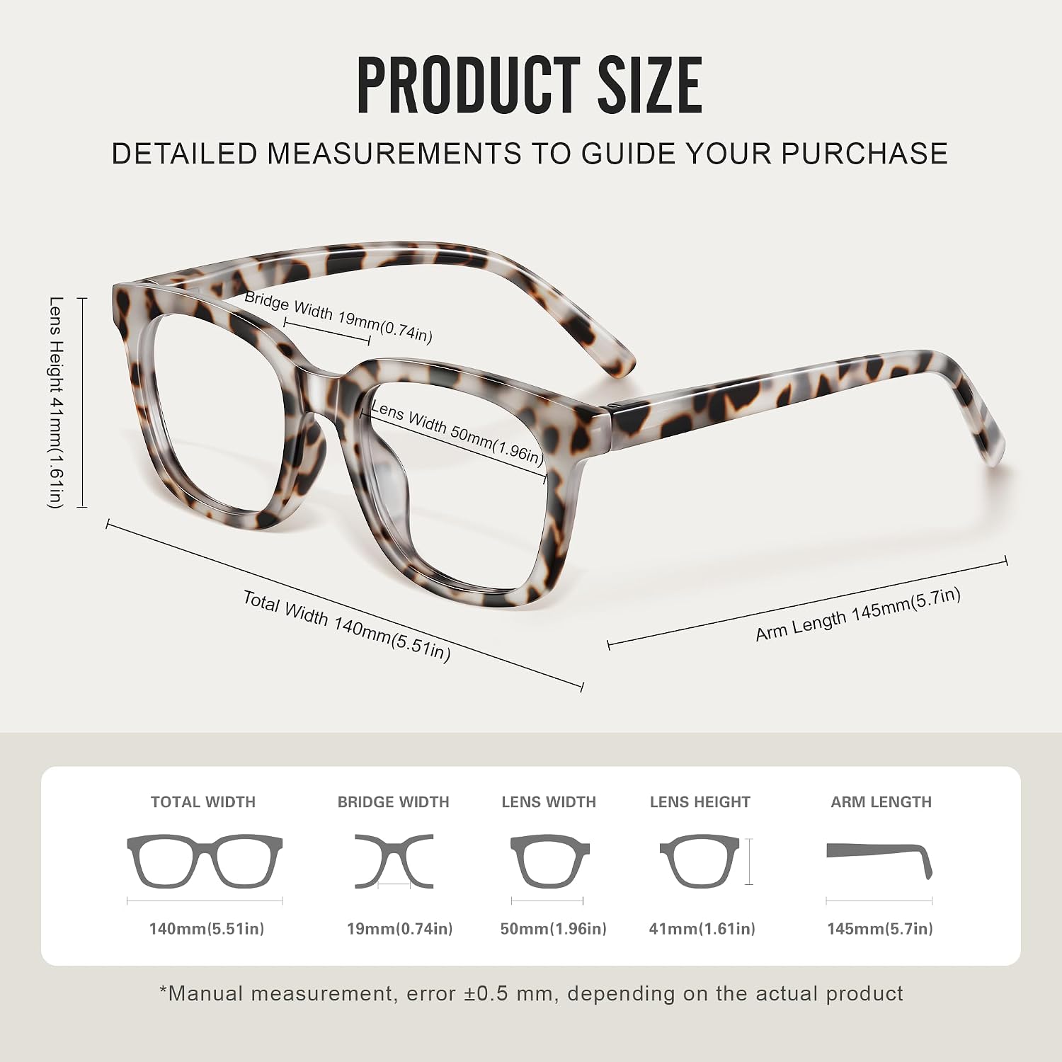 Thumbnail 5 de Jectieey Blue Light Blocking Glasses with Plastic Frames