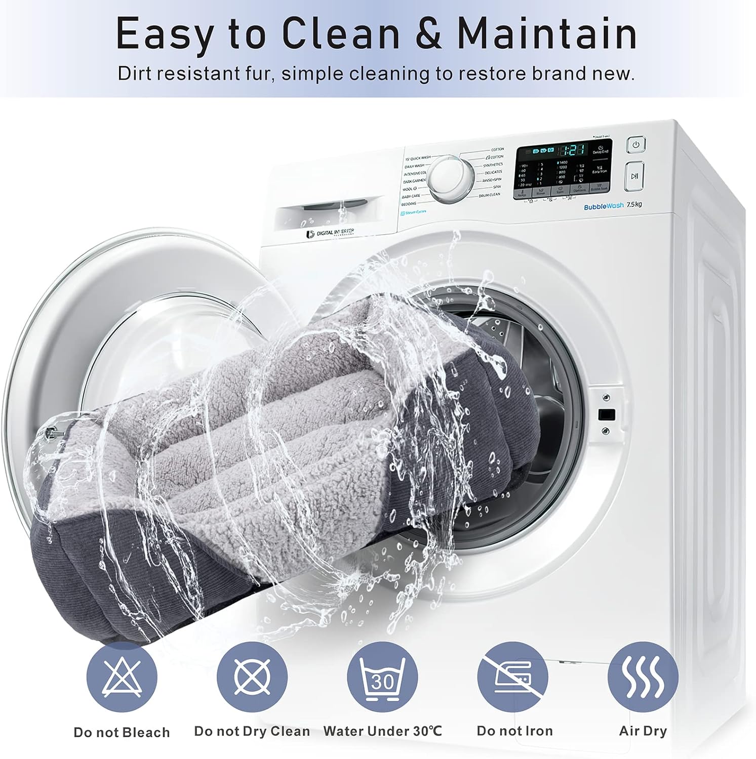 Thumbnail 4 de JOEJOY Extra Large Dog Sofa Bed (Waterproof, Washable) – 89x64x23cm