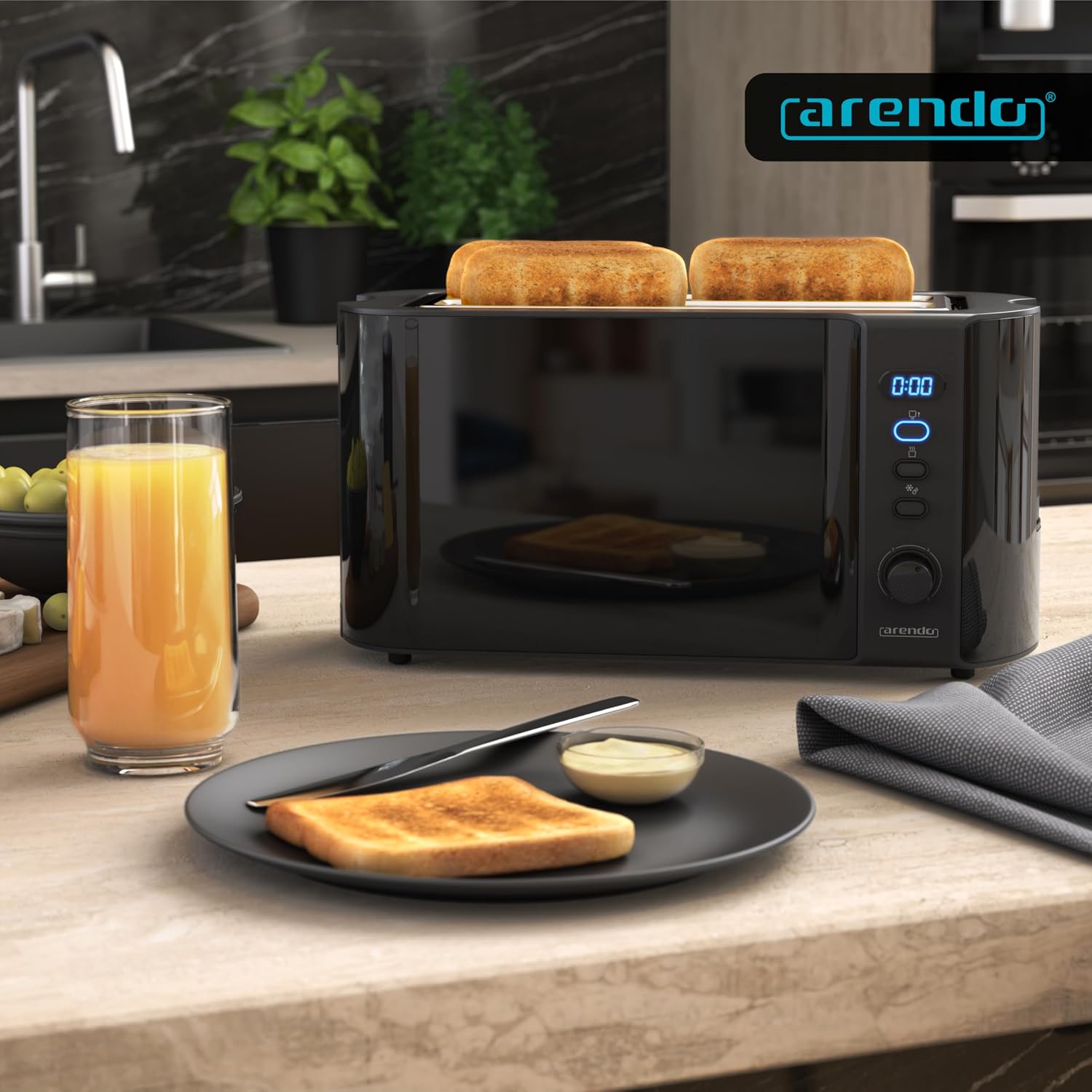 Thumbnail 5 de Arendo Frukost Toaster 1500 W 🍞