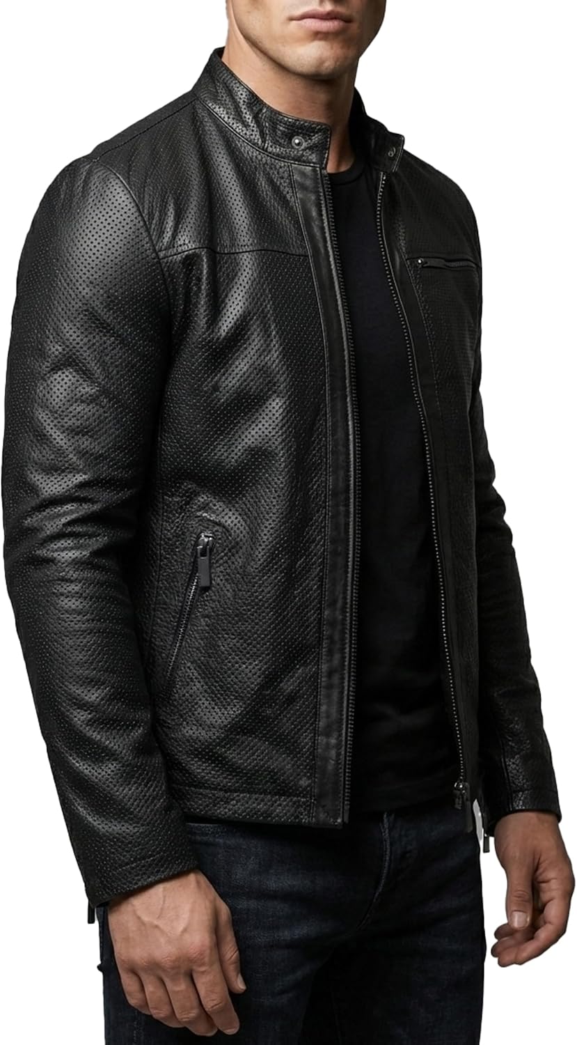 Thumbnail 1 de Crone Epic Herren Lederjacke „Cleane Basic“ aus 100% Echtleder – in vielen Varianten und Farben