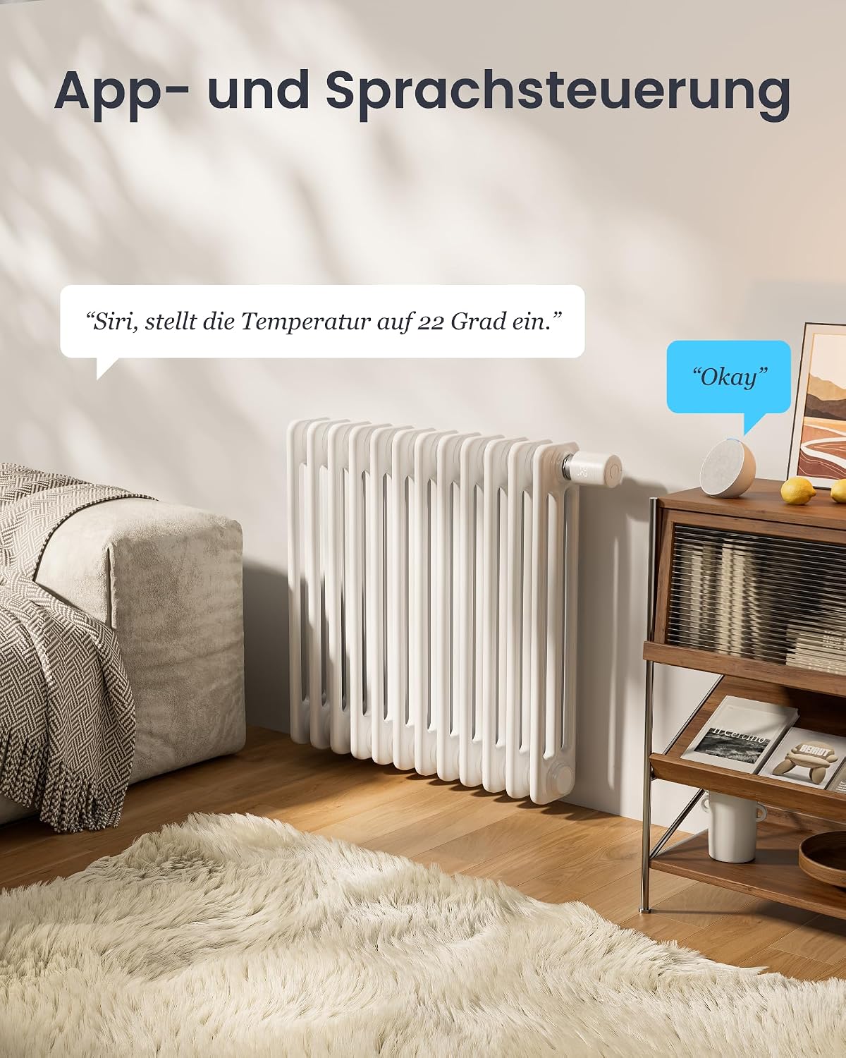 Thumbnail 6 de SwitchBot Smart Heizkörperthermostat Matter Combo – Bluetooth-Thermostat mit App & Zeitplanung