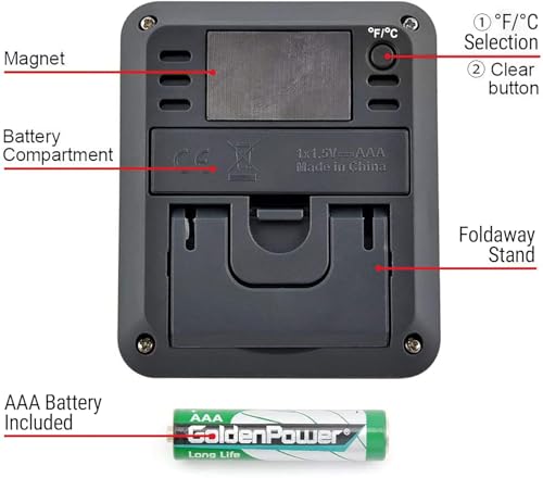 Thumbnail 6 de ThermoPro TP50 termómetro higrómetro digital para interior: humedad y temperatura con indicación de confort