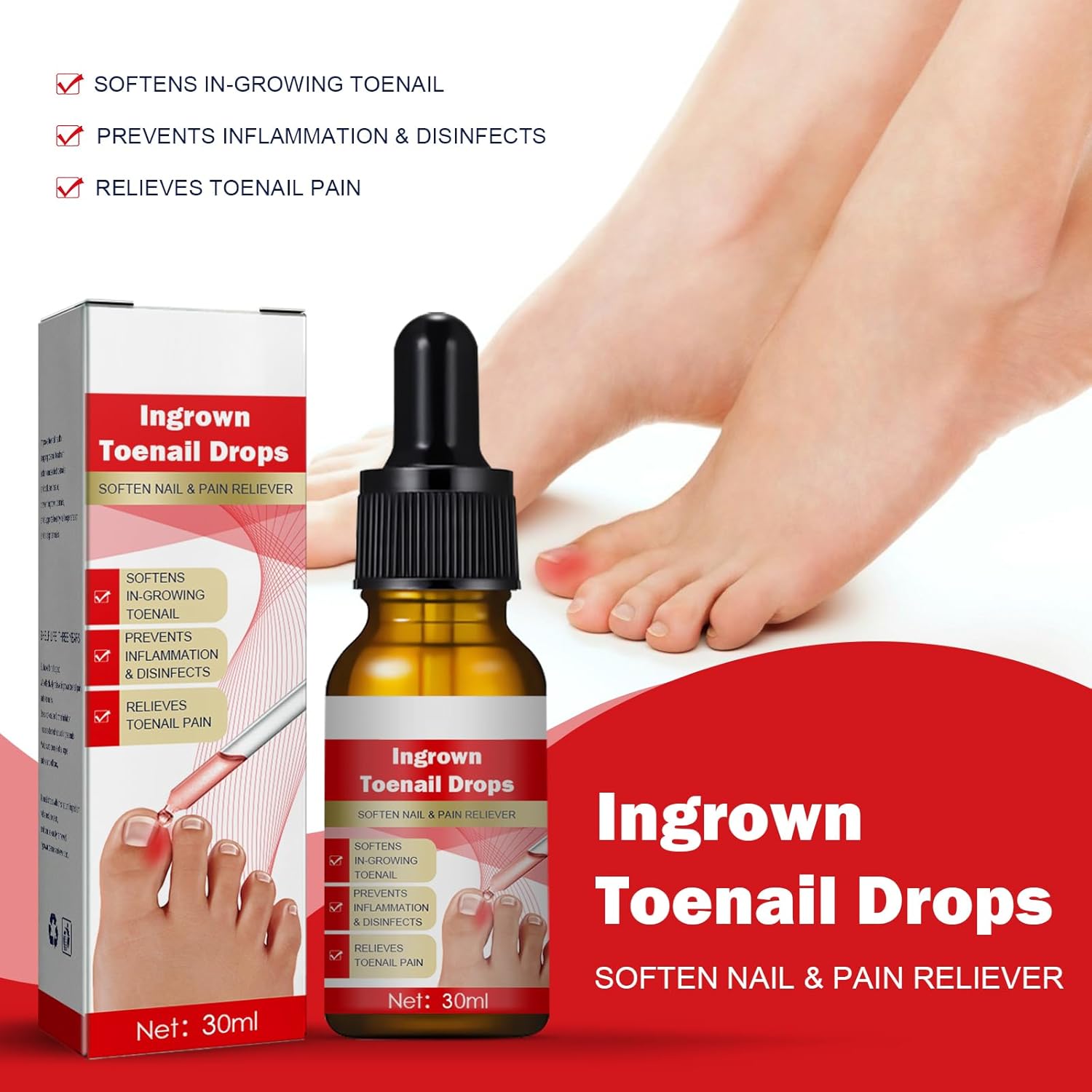 Thumbnail 4 de Eingewachsene Zehennägel Behandlung – 30 ml Nagelhautpflege-Öle zur Nagelpflege