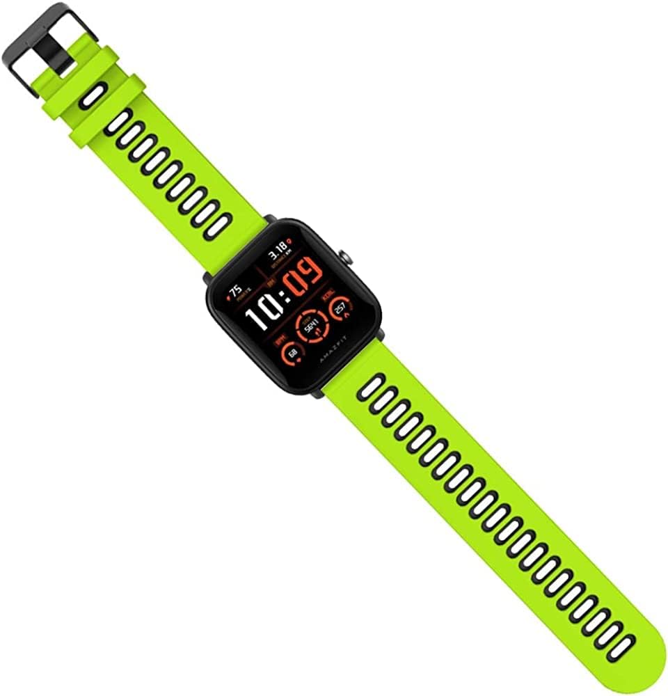 Detalle de Fleshy Leaf 20mm Silicone Bands for Amazfit GTS/GTS 2 family and Bip Series