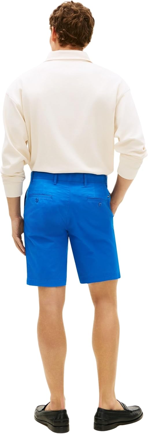 Detalle de Tommy Hilfiger Altri Pantaloncini Uomo: chinos leggeri con comfort quotidiano