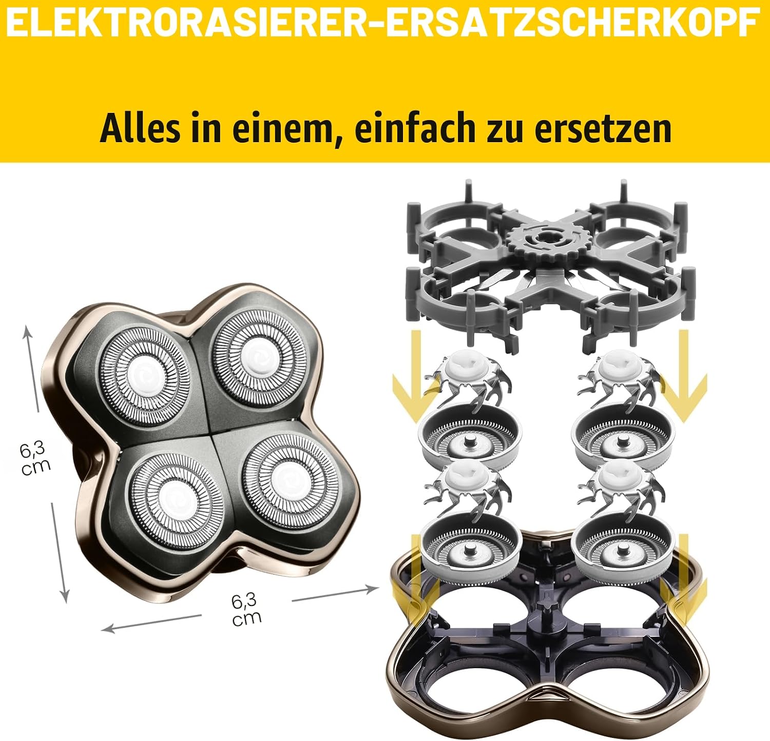 Detalle 1 de BESTBOMG Pro 4 Ersatzklingen 2 Stück