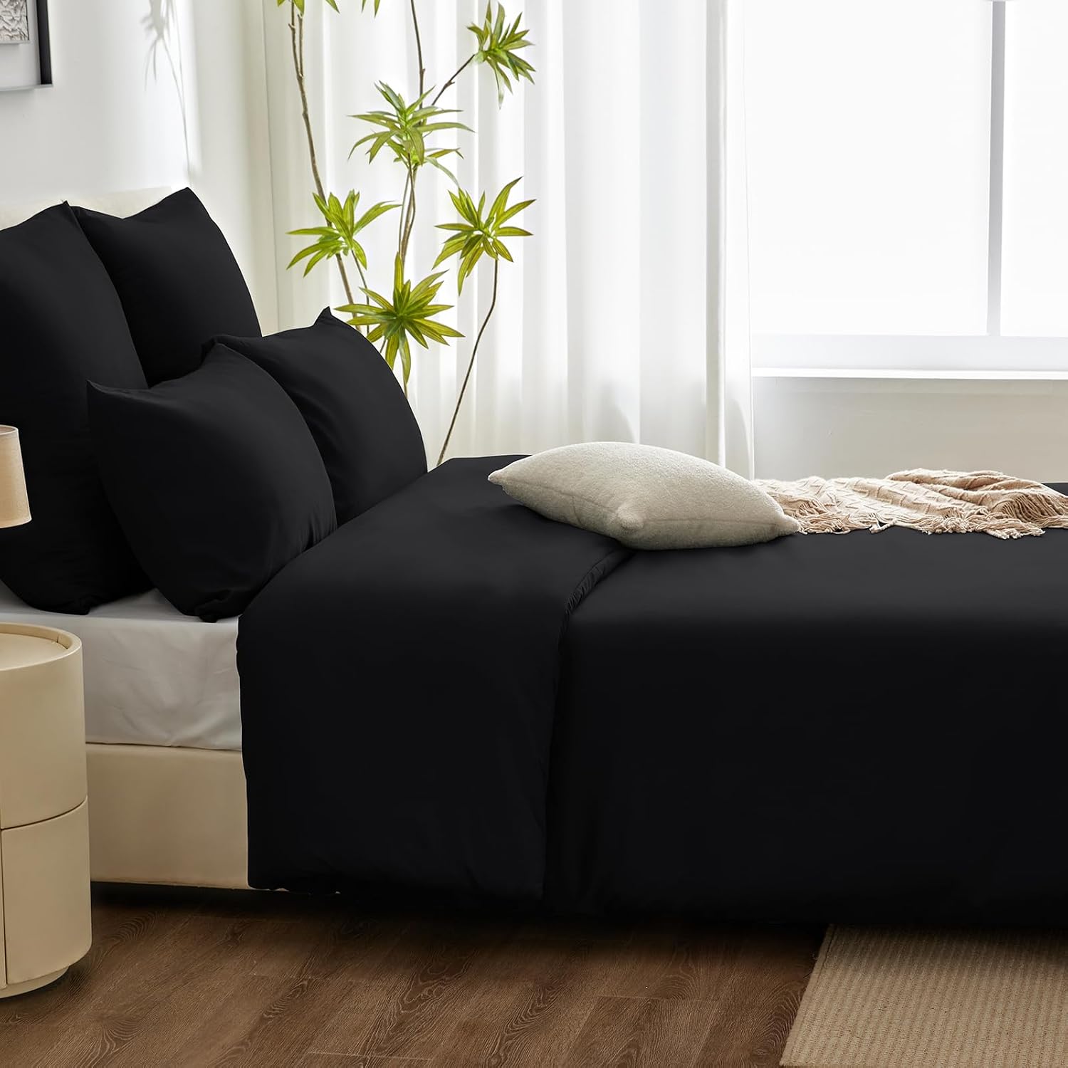 Detalle de WAVVE Parure de lit 220 x 240 Noir