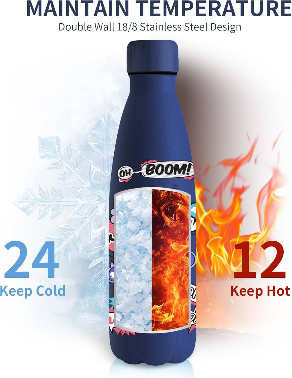 Thumbnail 4 de Cantimplora Acero Inoxidable 500ml Azul 🌊