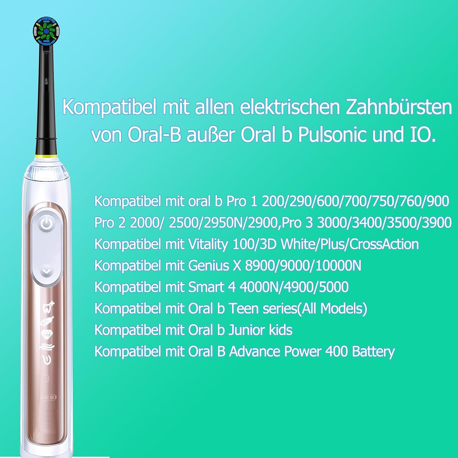 Detalle 2 de WENS Sensitive Aufsteckbürsten 16er Pack