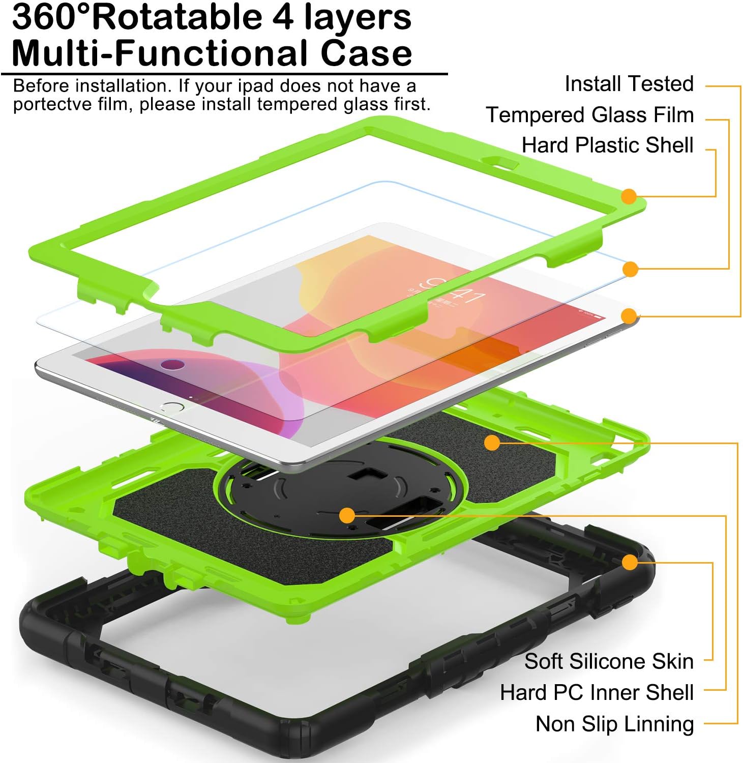 Thumbnail 1 de BLOSOMEET iPad Case for 10.2-Inch iPads