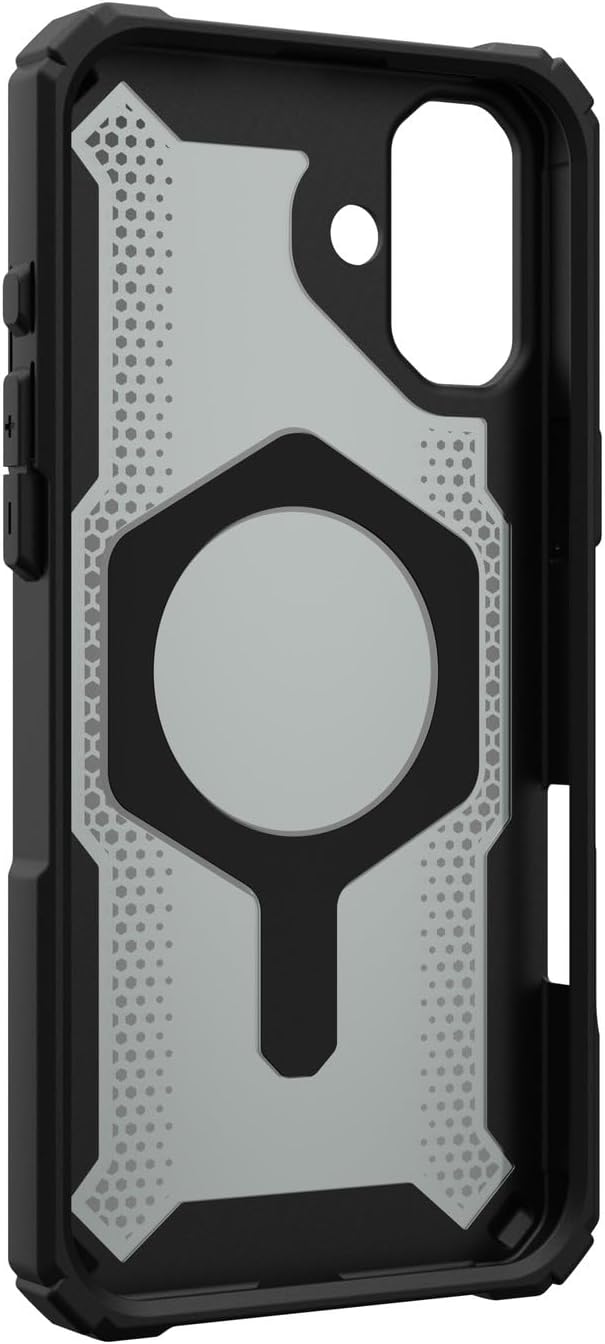 Detalle 1 de URBAN ARMOR GEAR PLASMA XTE iPhone 16 Plusケース MagSafe対応・一体型スタンド付き ブラック/オレンジ UAG-IPH24LB-TXM-B/O