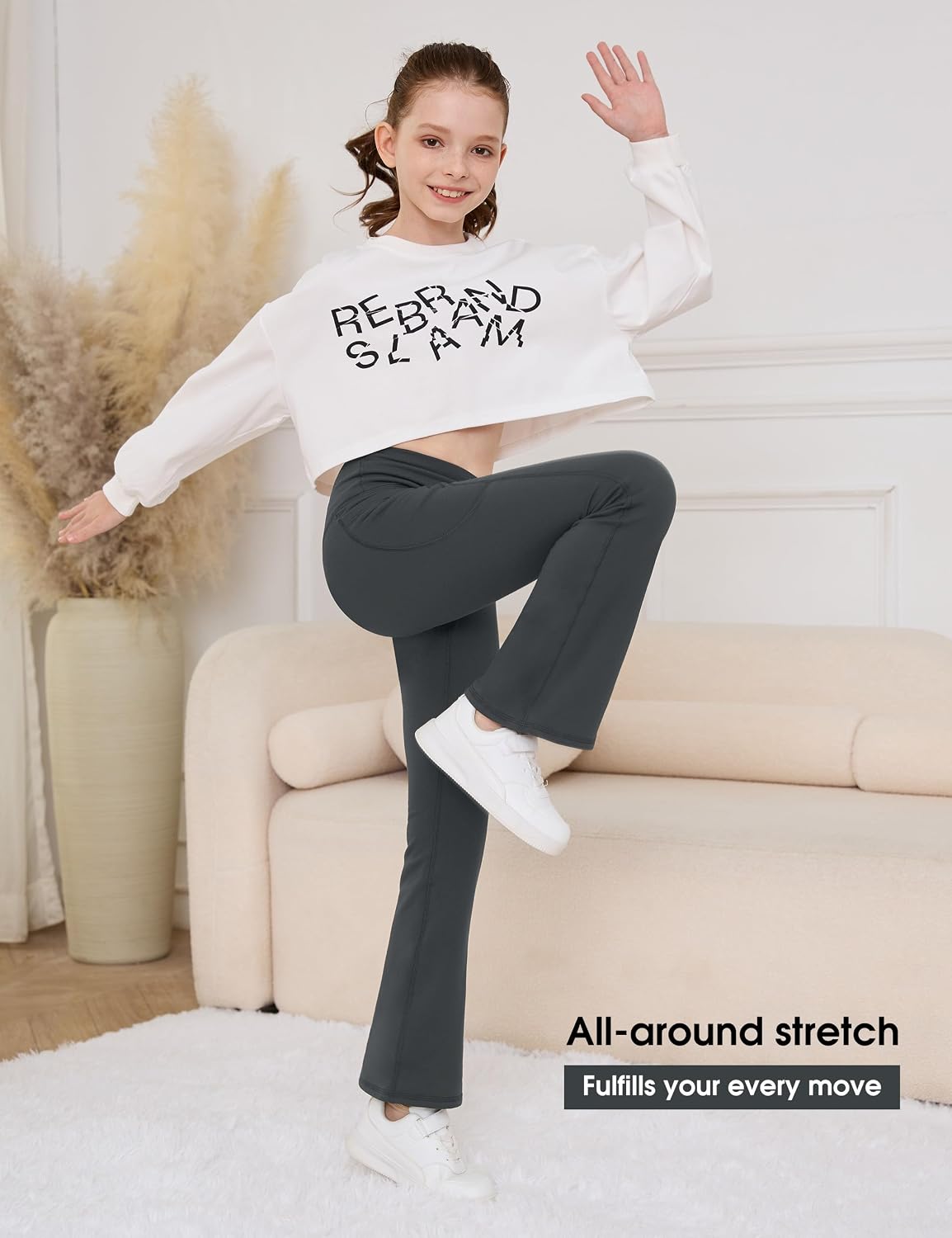 Thumbnail 4 de Desol Legging évasé doublé en polaire 87% polyester