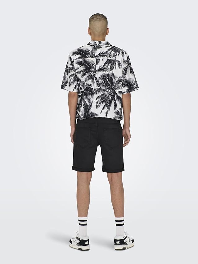 Thumbnail 4 de Only and Sons Ply Life Reg pantalones cortos Negro M