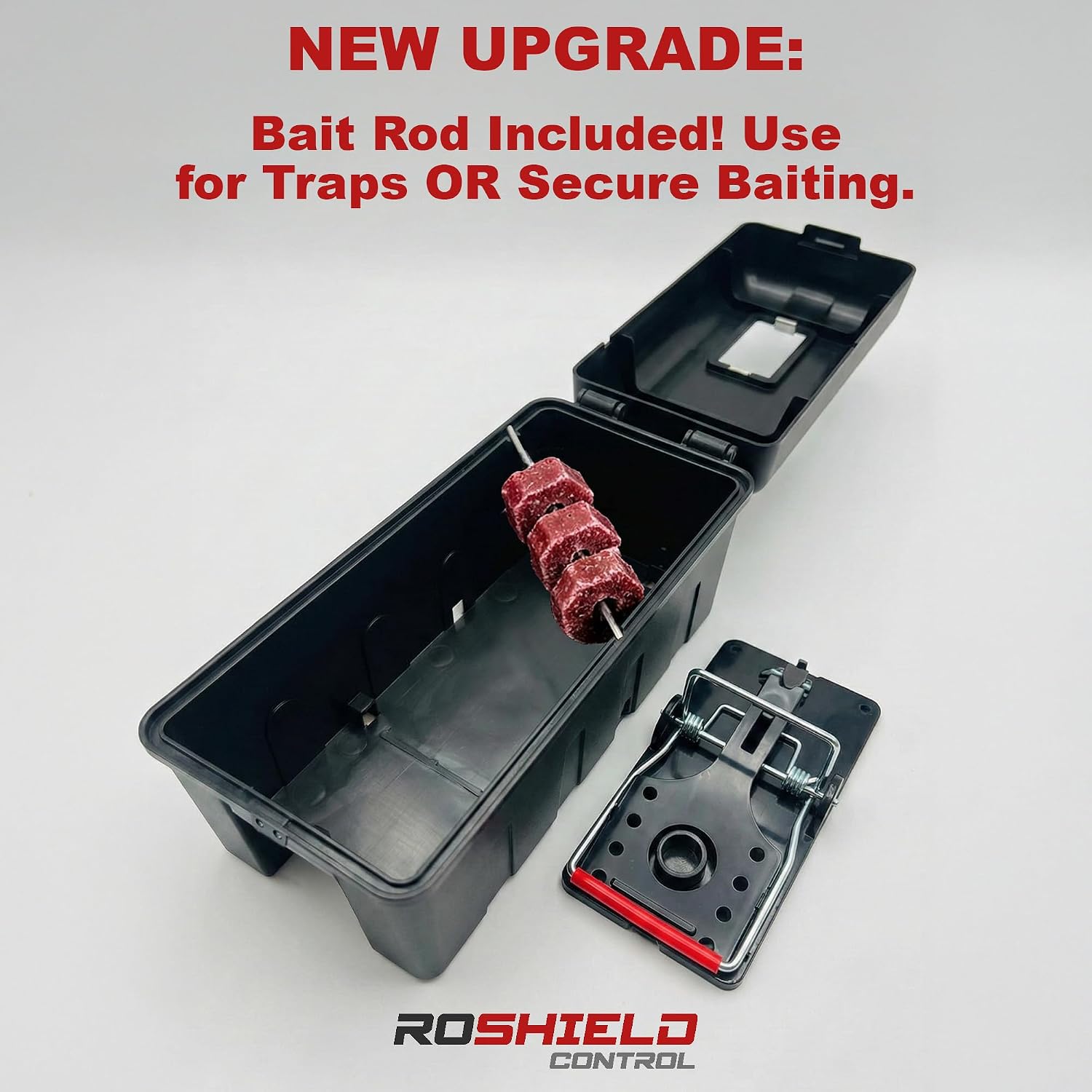 Detalle 2 de ROSHIELD 2X Rat Trap Killer Box Pack of 2 🐀