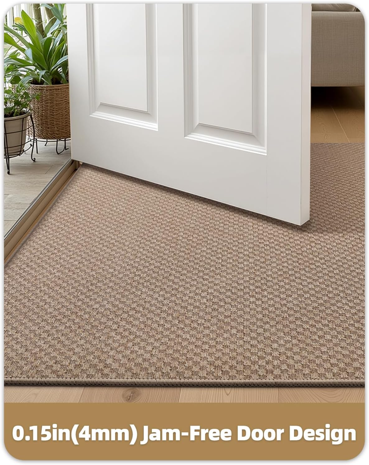 Detalle 2 de COLOR&GEOMETRY Fussmatte 122 x 183 cm Beige