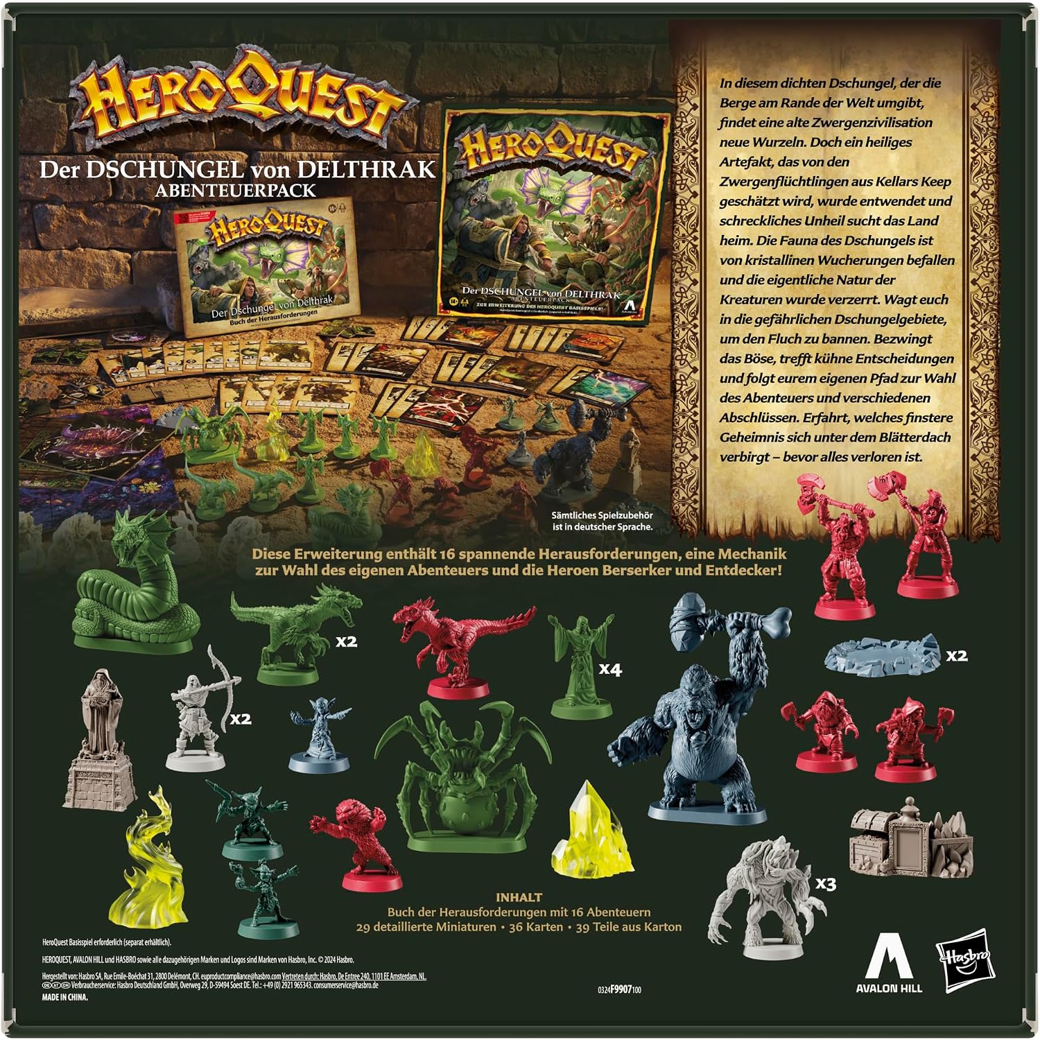 Thumbnail 6 de HeroQuest Der Dschungel von Delthrak Abenteuerpack