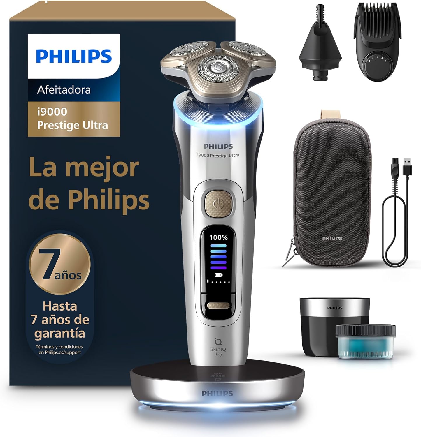 Detalle de Philips i9000 Prestige Ultra afeitadora eléctrica recargable