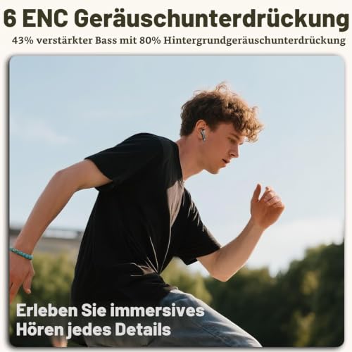 Thumbnail 2 de Drsaec J55: Bluetooth 5.4 In-Ear Kopfhörer – 6D HiFi, ENC & App-Anpassung