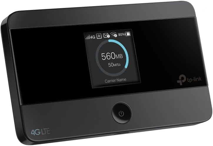 Thumbnail 1 de TP-Link M7352 Mobiler 4G-LTE-WLAN-Router mit Wi‑Fi 6, bis zu 150 Mbit/s, LCD-Display & 2100-mAh-Akku