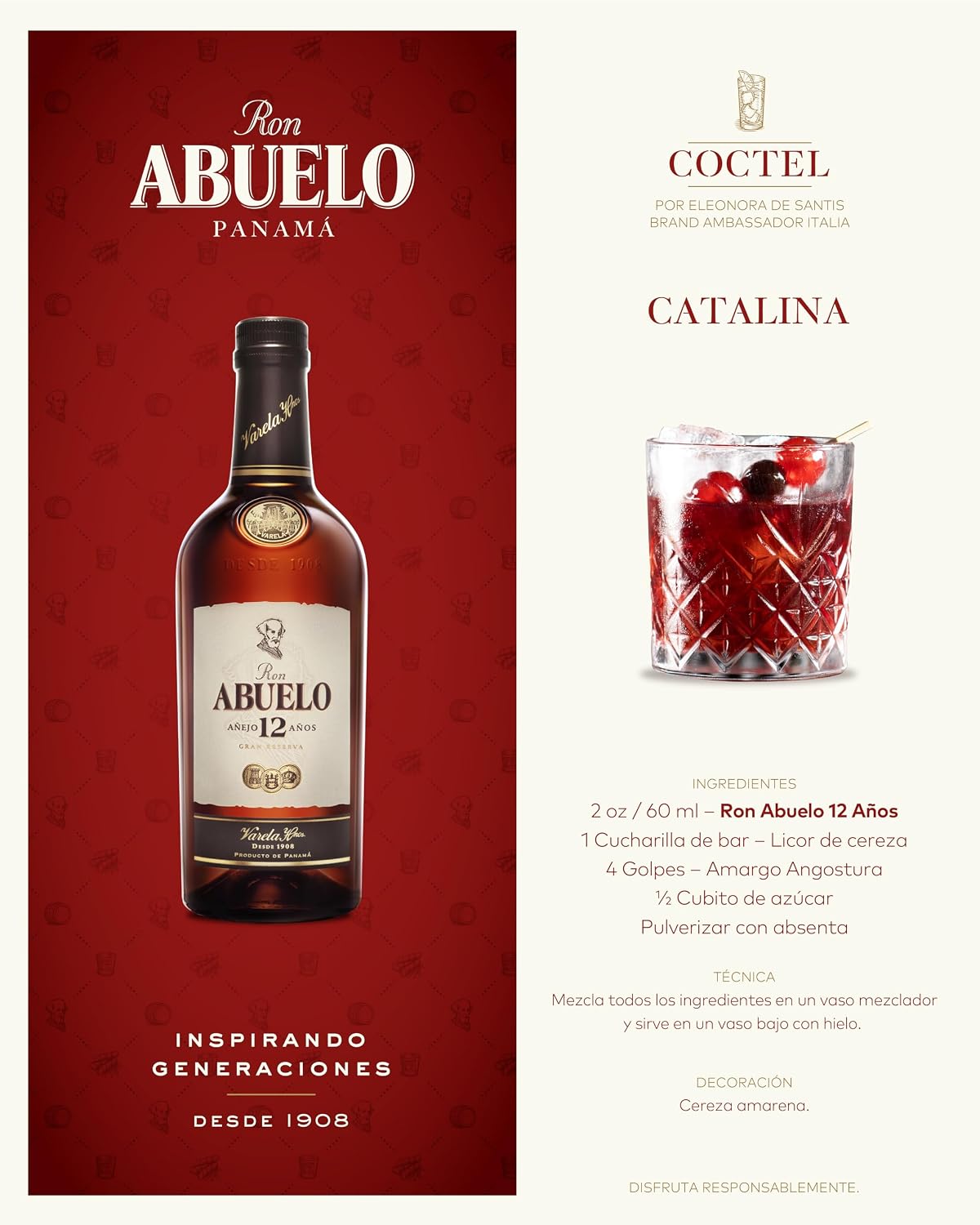Thumbnail 2 de Ron Abuelo 12 Años Gran Reserva 🥃 Estuche 700 ml