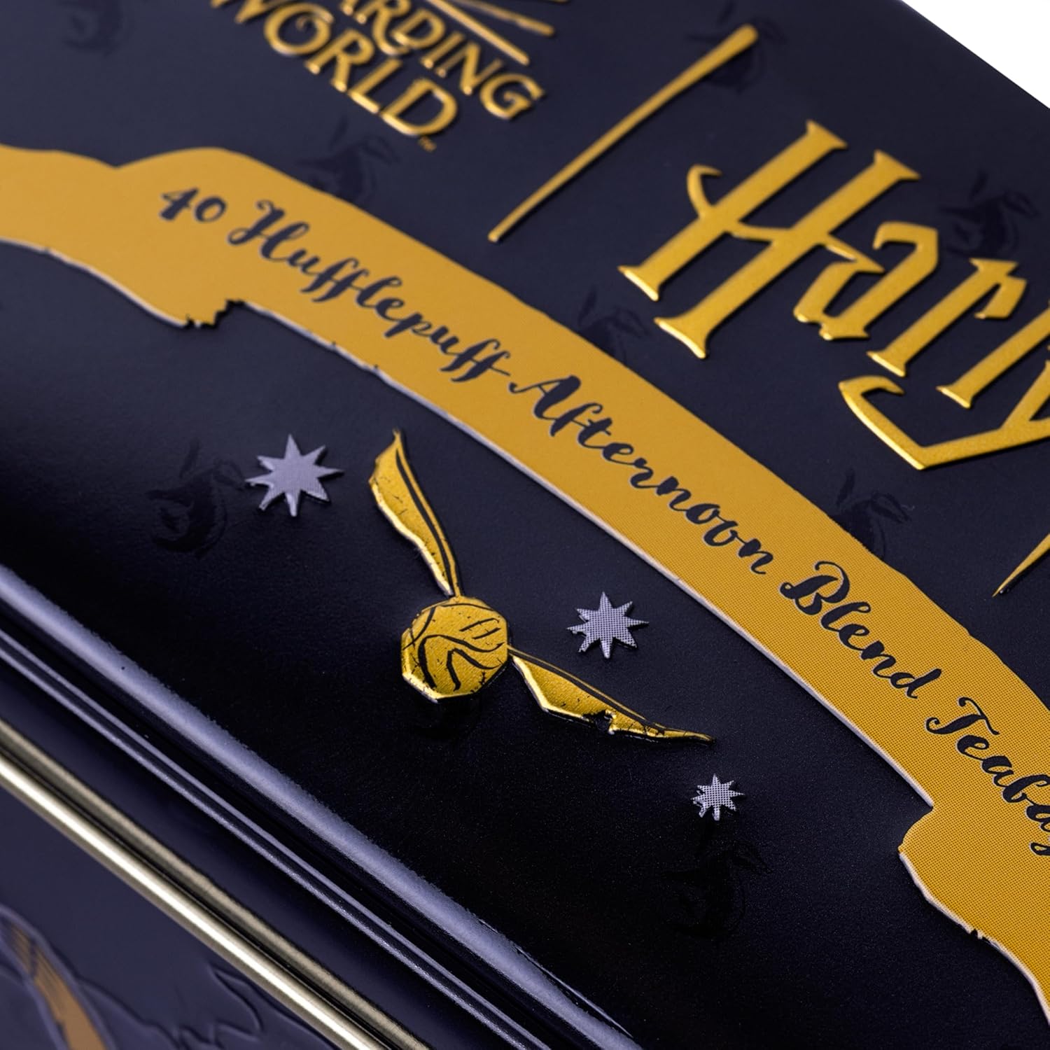 Thumbnail 5 de New English Teas Official Harry Potter Hufflepuff Crest Tea Caddy with 40 English Afternoon Teabags