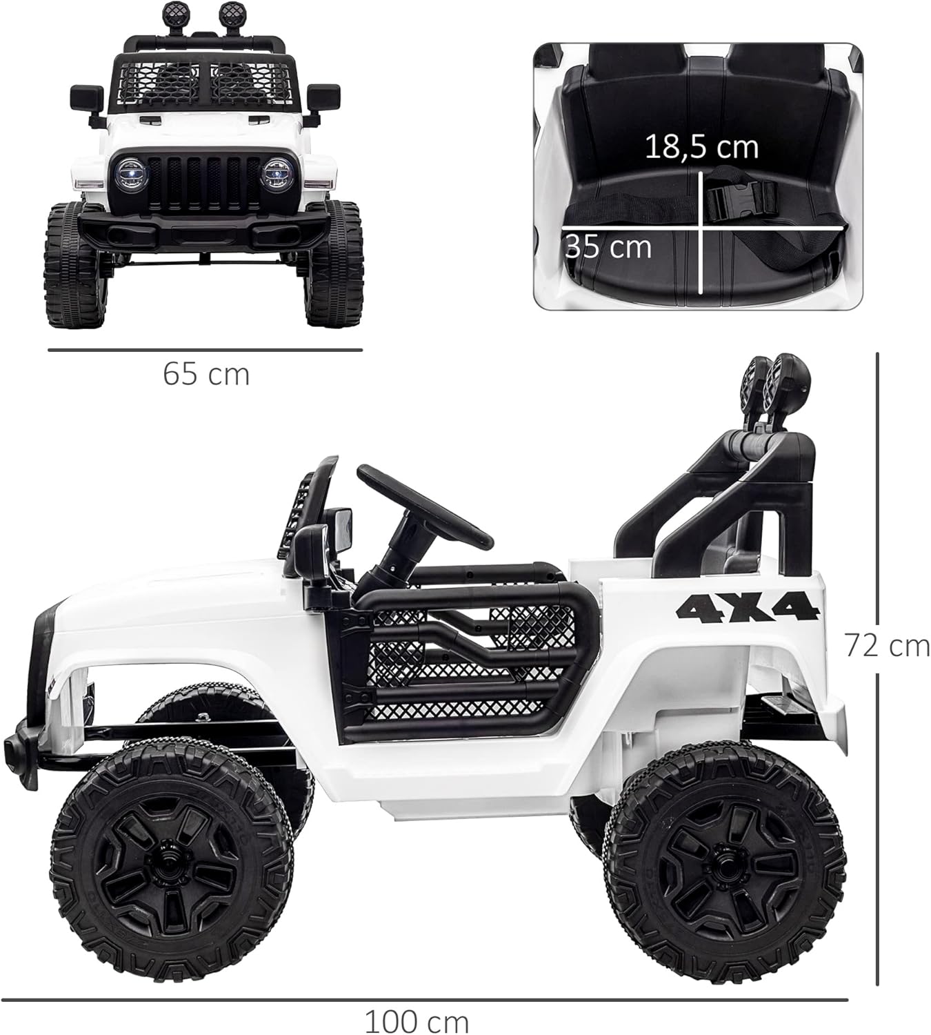 Thumbnail 6 de HOMCOM Coche Eléctrico 12V para niños