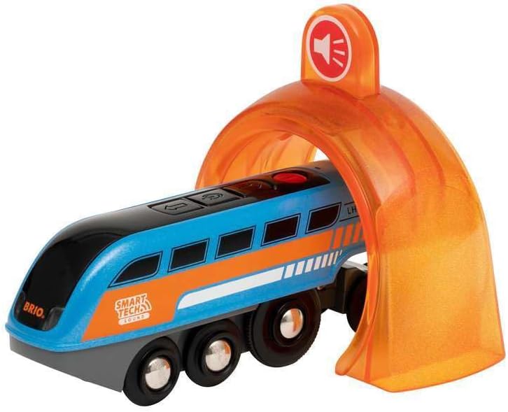 Detalle de BRIO World Locomotiva Parlante Smart Tech Sound – Set in legno per bambini 3+