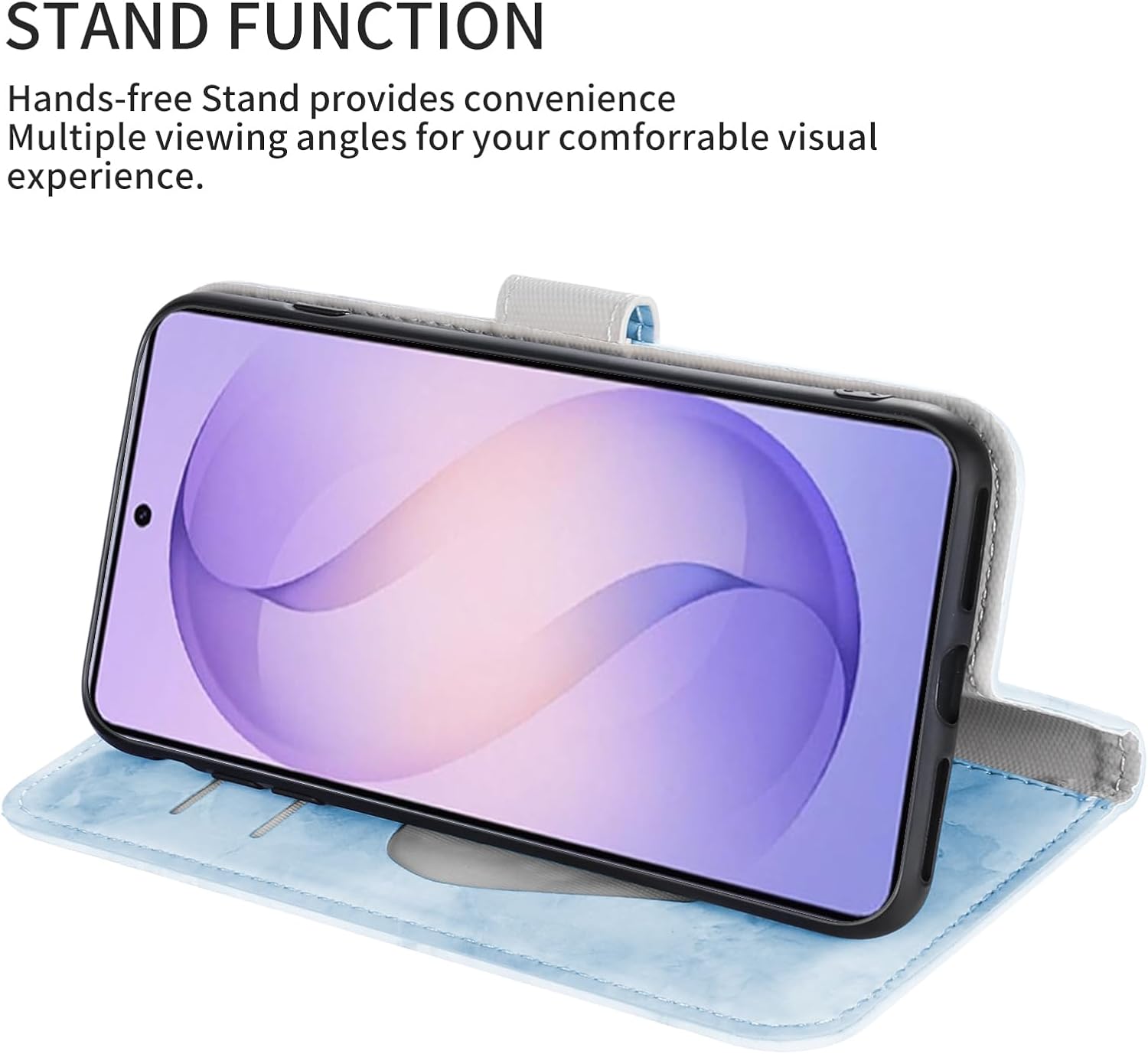Detalle 1 de CASAFUNY Flip-Case für Samsung Galaxy S26 Ultra 5G – grün, PU-Leder Brieftasche Hülle mit Kartenfach und Ständer