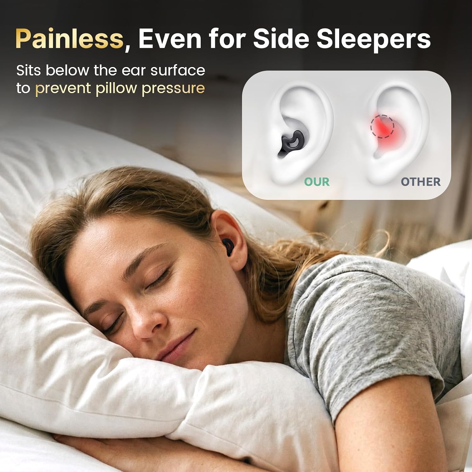 Detalle de Relaxcharm sleep earplugs, 40 dB NRR