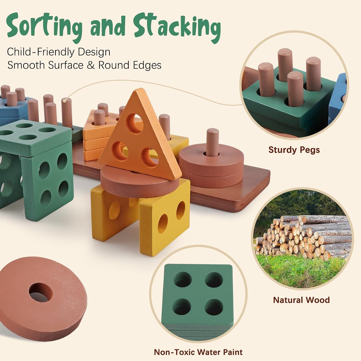 Thumbnail 4 de Aliex 6 in 1 Montessori Toys for Babies