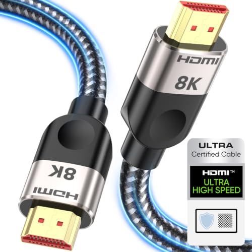 Detalle de Southlight 10K 8K Câble HDMI 2.1 3 m – Certification 48 Gbps pour une connexionUltra Haut Débit